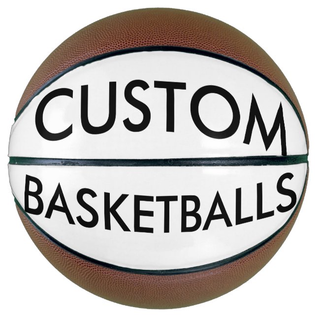 Custom Personalised Basketball Blank Template (Front)