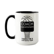 Custom Personalised Basketball Coach Gifts