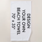 Custom Personalised Beach Towel