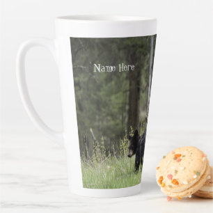 Custom Personalised Bear Coffee Latte Mug
