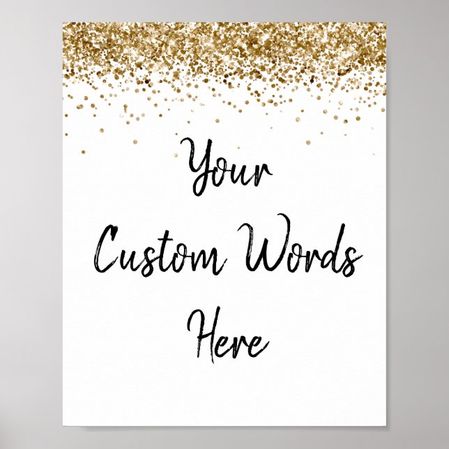 Custom Personalised Birthday Sign Party Photo Prop (Front)