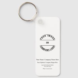Custom personalised Blank Template 1.25" x 3" Key Ring