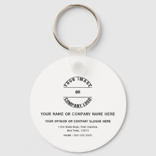 Custom Personalised Blank Template 2" Key Ring