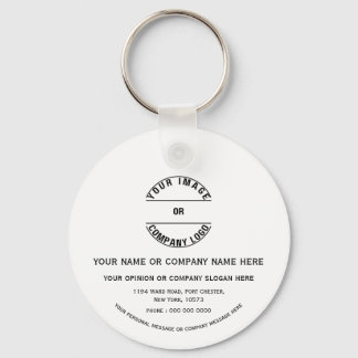 Custom personalised Blank Template 2" Metal Key Ring