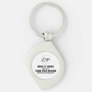 Custom Personalised Blank Template Key Ring