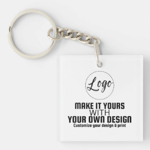 Custom Personalised Blank Template Key Ring