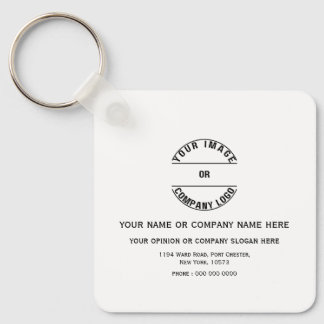 Custom Personalised Blank Template Key Ring