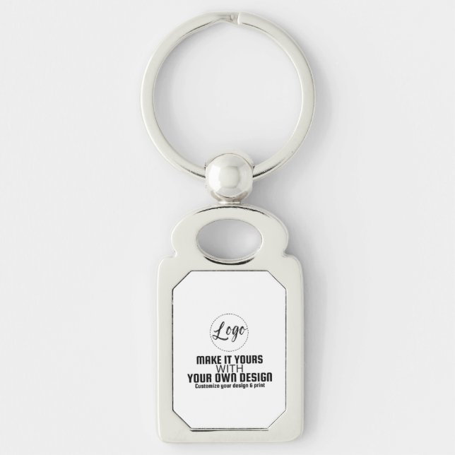 Custom Personalised Blank Template Key Ring (Front)