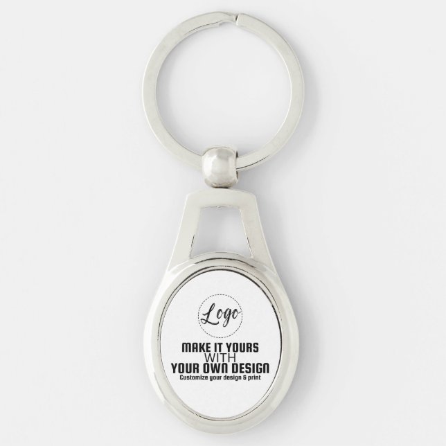 Custom Personalised Blank Template Key Ring (Front)