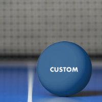 Custom Personalised BLUE Table Tennis