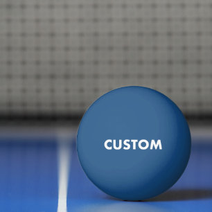 Custom Personalised BLUE Table Tennis Ping Pong Ball
