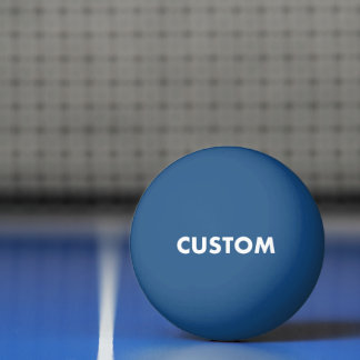 Custom Personalised BLUE Table Tennis Ping Pong Ball