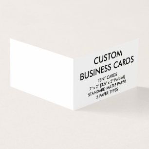 Custom Personalised Book Folded Business Cards