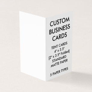 Custom Personalised Book Folded Business Cards