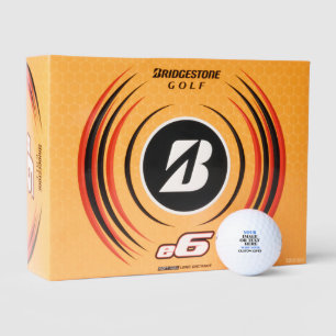 Custom Personalised Bridgestone e6 Golf Balls