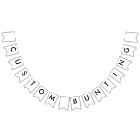 Custom Personalised Bunting Banner Triangle