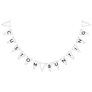 Custom Personalised Bunting Banner Triangle