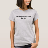 Custom Personalised Burger Restaurant Diner Name