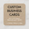 Custom Personalised Business Cards Blank Template