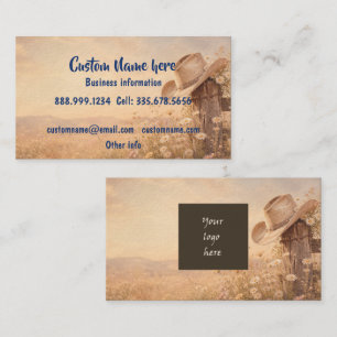 Custom Personalised Business Logo or QR Code Card
