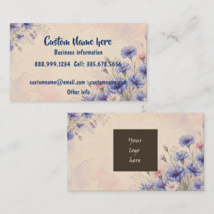 Custom Personalised Business Logo or QR Code Card