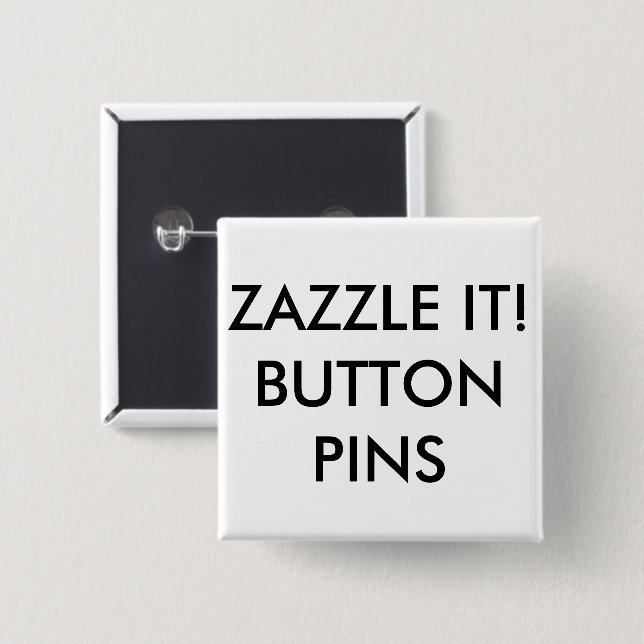 Custom Personalised Button Pin Badge Blank (Front & Back)