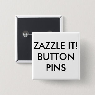 Custom Personalised Button Pin Badge Blank