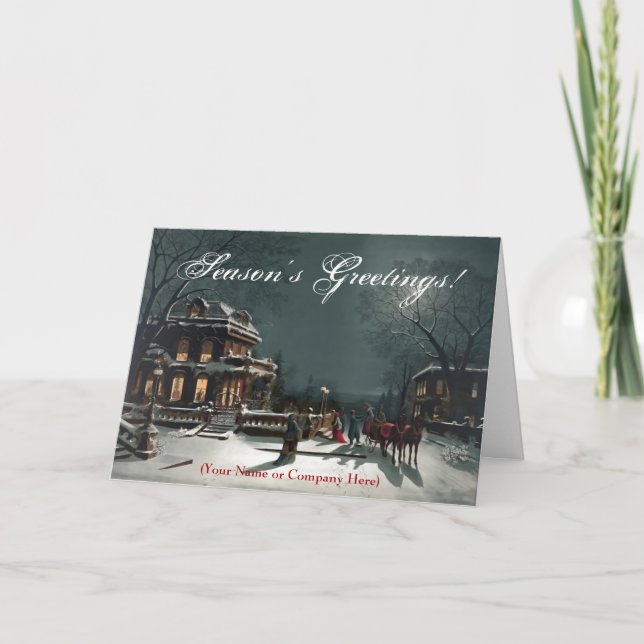 Custom Personalised Christmas Card Printing (Front)