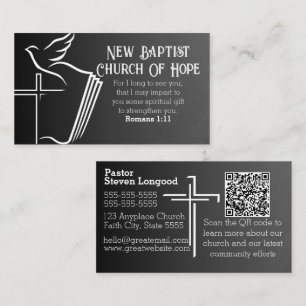Custom Personalised Church Business Card