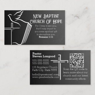Custom Personalised Church Business Card