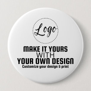 Custom Personalised Circle Button Template