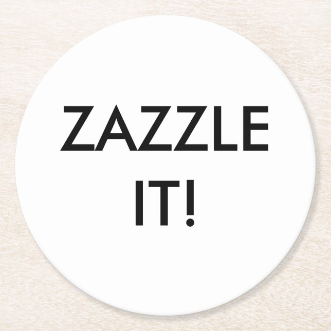 Custom Personalised Coaster Blank Template (Front)