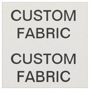 Custom Personalised Combed Cotton Fabric 28" x 18"