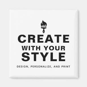 Custom Personalised Company Branding Design Magnet