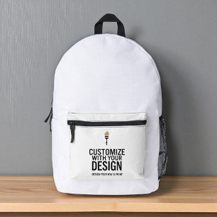 Custom Personalised Corporate Company Branded  Printed Backpack
