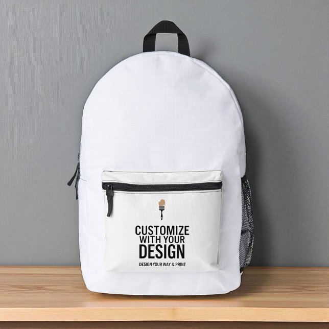 Custom Personalised Corporate Company Branded  Printed Backpack (Creator Uploaded)