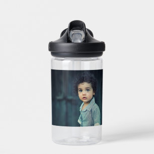 Custom Personalised Cute Kids Photo Water Bottle