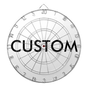Custom Personalised Dartboard Blank Template