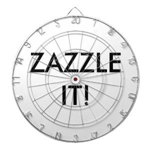 Custom Personalised Dartboard Blank Template