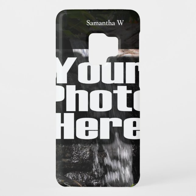 Custom Personalised Digital Photo Add Your Picture Case-Mate Samsung Galaxy Case (Back)