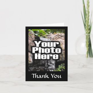 Custom Personalised Digital Photo Add Your Picture Thank You Card