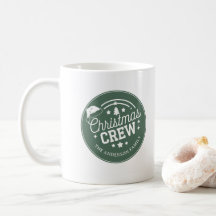 Custom personalised diy Christmas Crew sticker