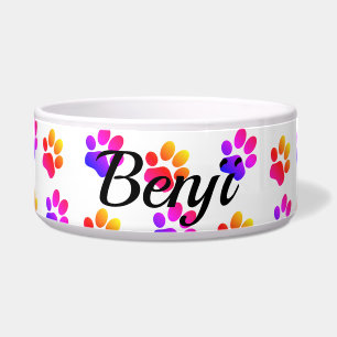 Custom Personalised Dog Bowl With Name