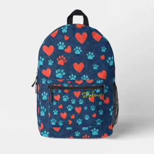 Custom Personalised Dog, Cat Pet Lovers Backpacks
