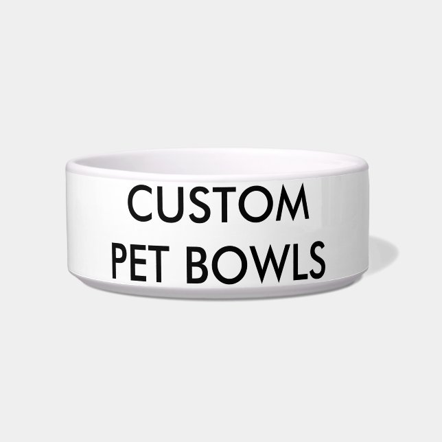 Custom Personalised Dog or Cat Bowl Blank Template (Front)