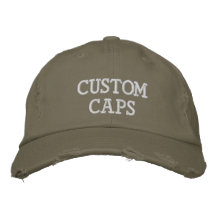Custom Personalised Embroidered Baseball Cap Blank