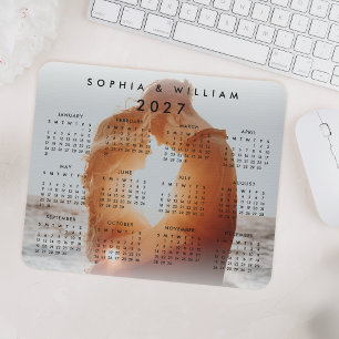 Custom Personalised Family Photo 2020 Calendar Mouse Mat