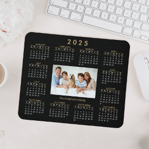 Custom Personalised Family Photo 2023 Calendar Mouse Mat