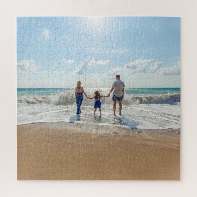 Custom Personalised Family Photo Jigsaw Puzzle (Vertical)