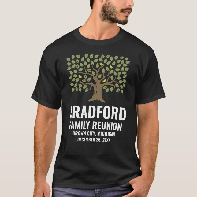 Custom Personalised Family Reunion T-Shirt (Front)